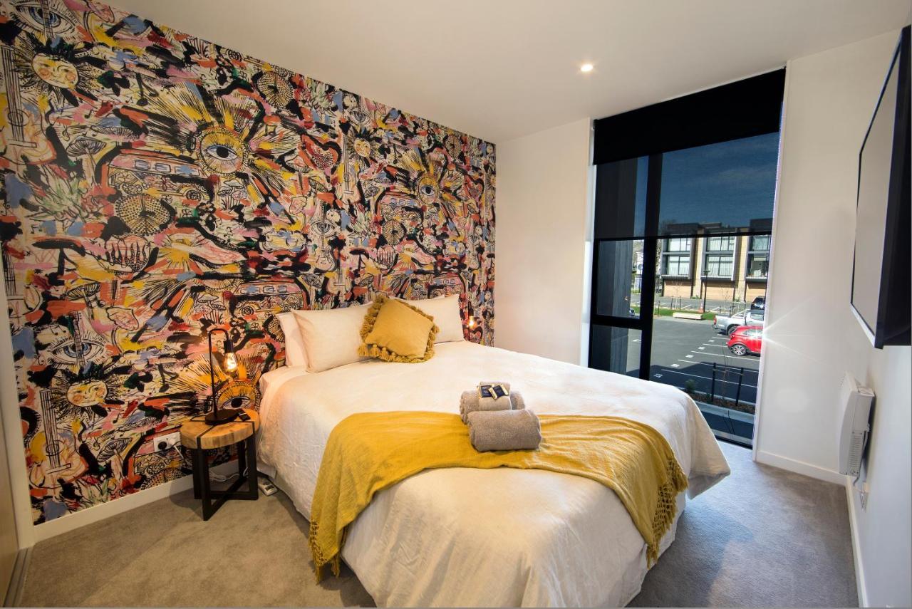 Funk In The City - Luxury Laneway Apartment With Single Garage Christchurch Dış mekan fotoğraf