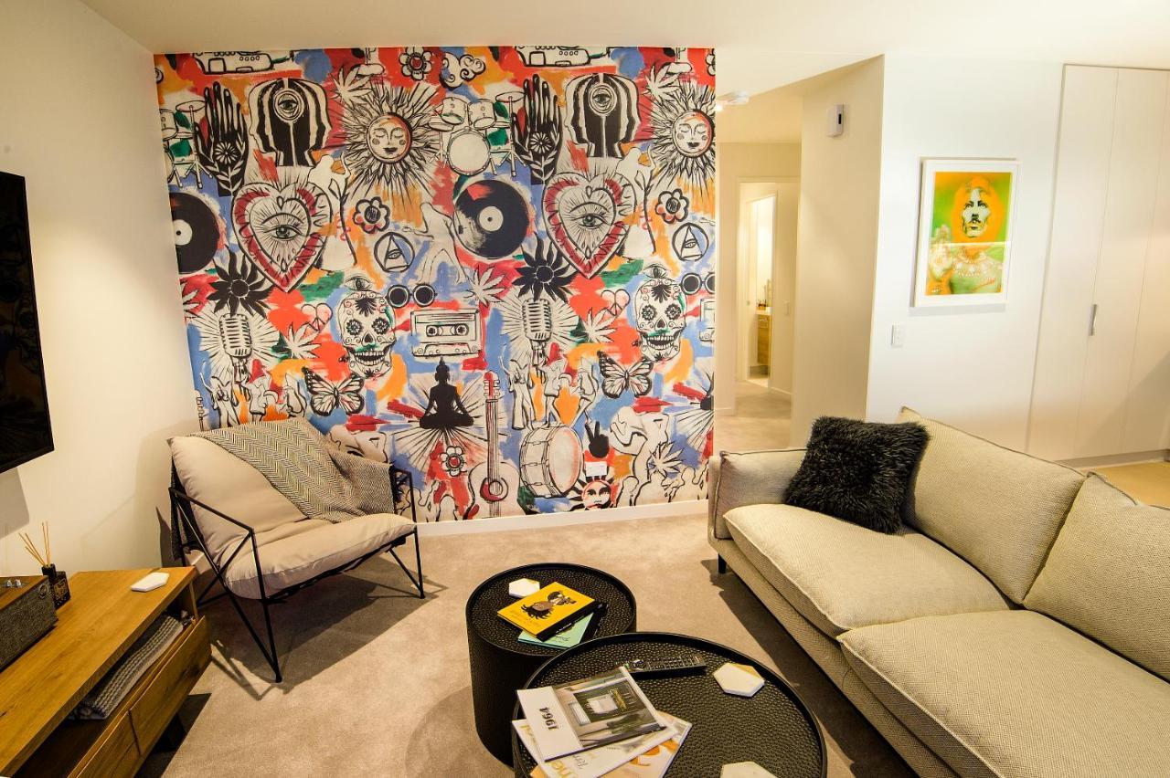 Funk In The City - Luxury Laneway Apartment With Single Garage Christchurch Dış mekan fotoğraf