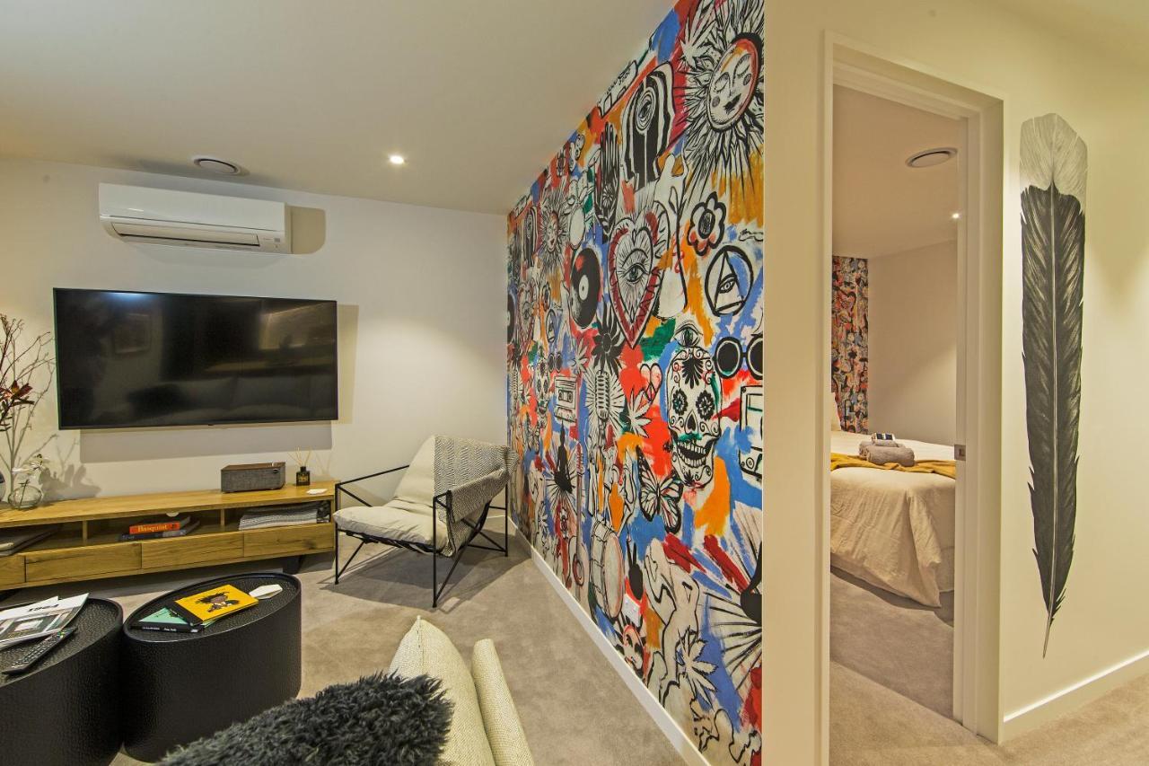 Funk In The City - Luxury Laneway Apartment With Single Garage Christchurch Dış mekan fotoğraf