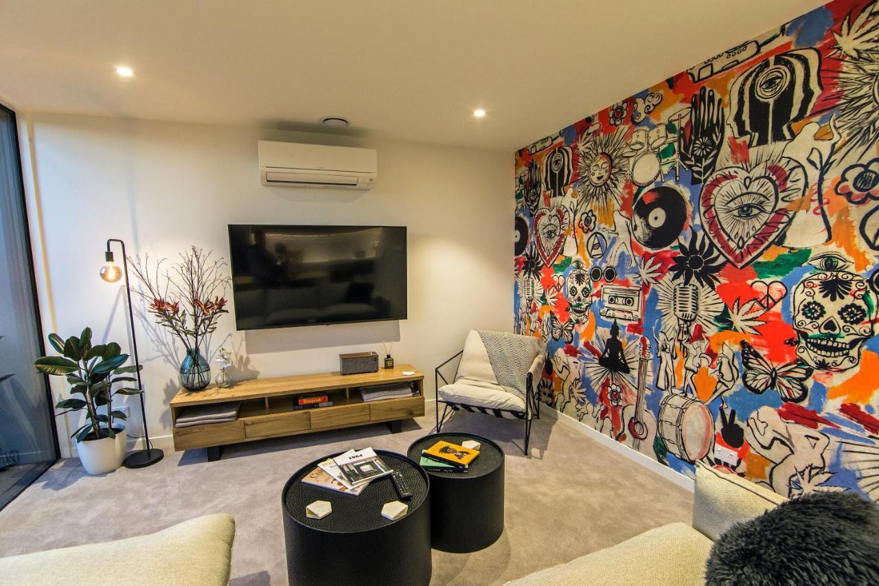 Funk In The City - Luxury Laneway Apartment With Single Garage Christchurch Dış mekan fotoğraf