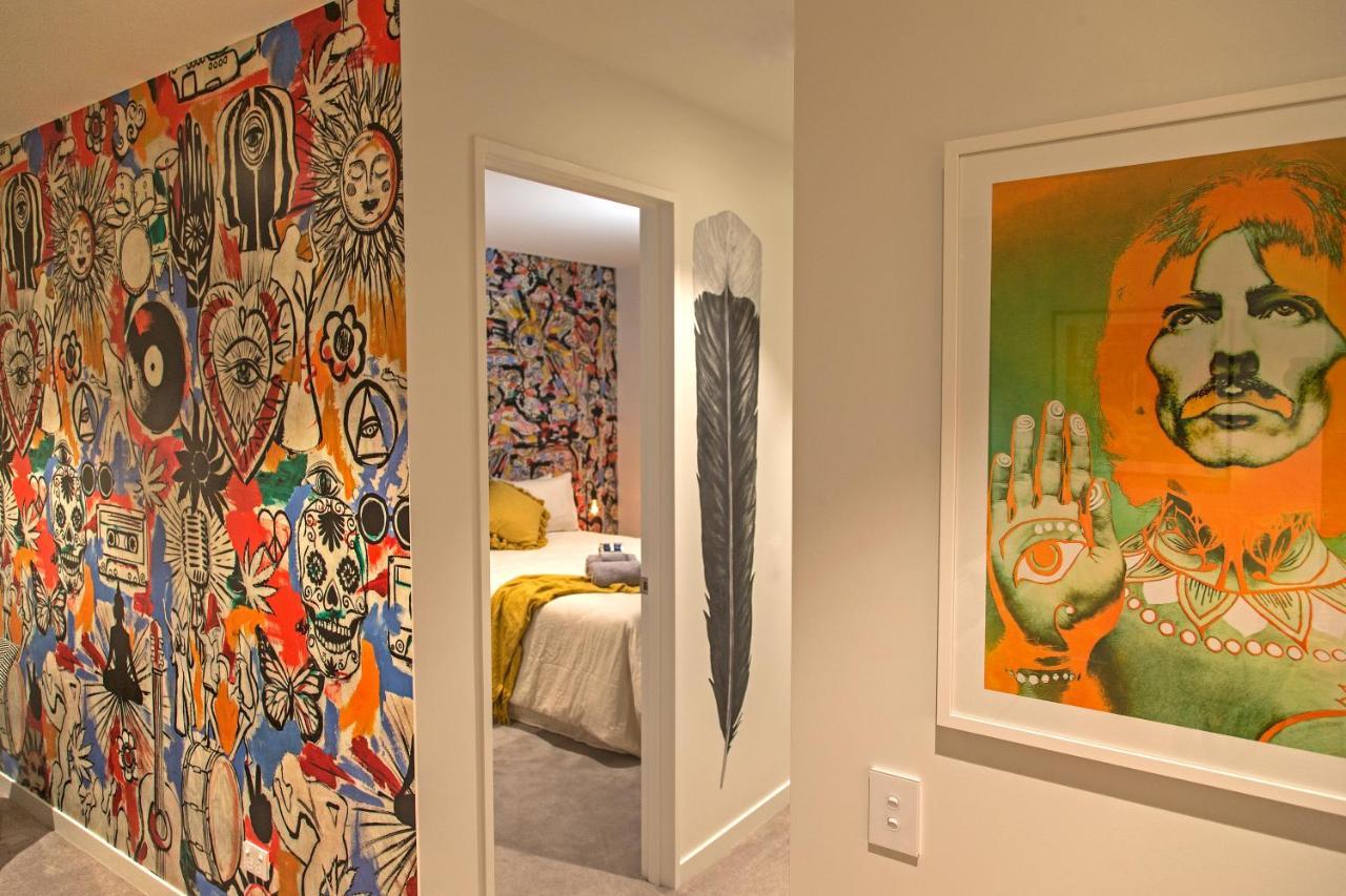 Funk In The City - Luxury Laneway Apartment With Single Garage Christchurch Dış mekan fotoğraf